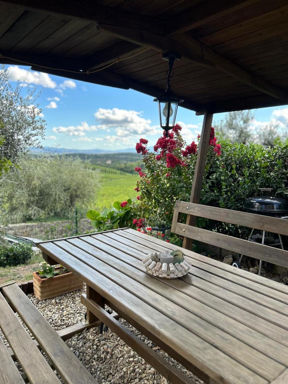 Apartamento Casa Guardiavigna In Chianti San Gusme Exterior foto